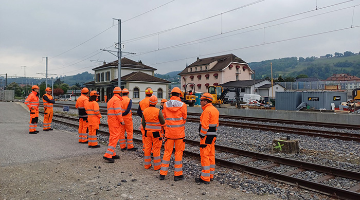 Baustellenbesichtigung – Modernisierung der Broye