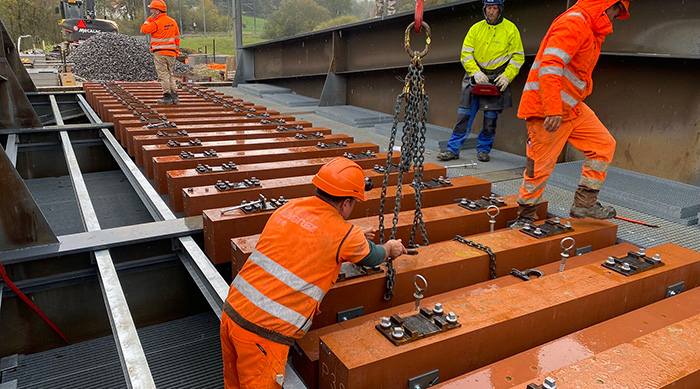 Erneuerung der Brücke von La Presta – Linie 221 TransN